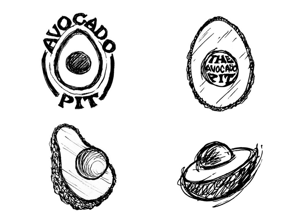 The Avocado Pit Concept Sketches