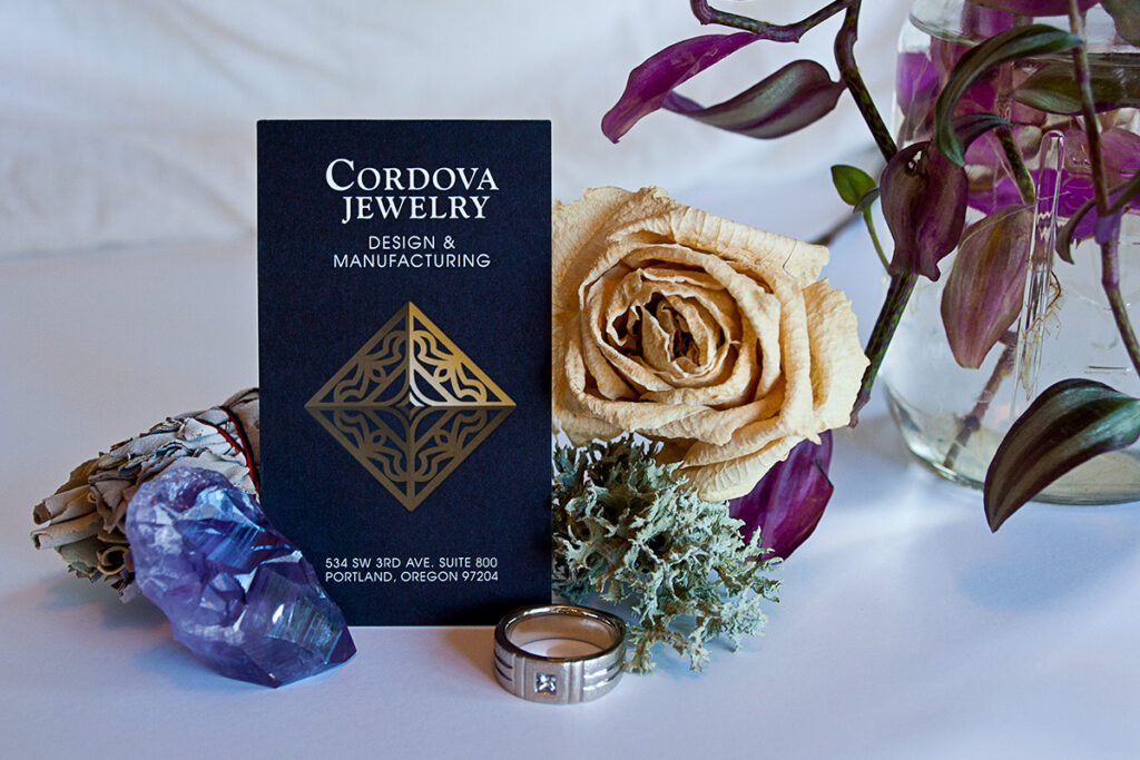 Cordova Jewelry Business Card Front Photo