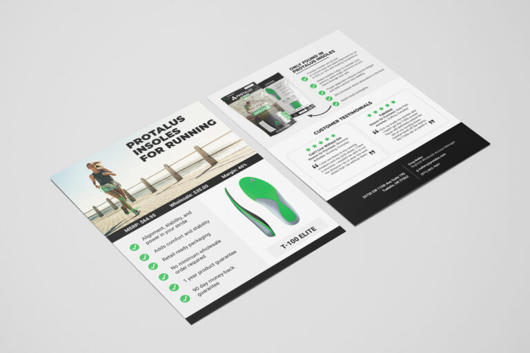 Protalus Wholesale Flyer Mockup
