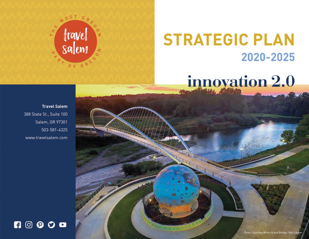 Travel Salem 2020-2025 Strategic Plan Cover