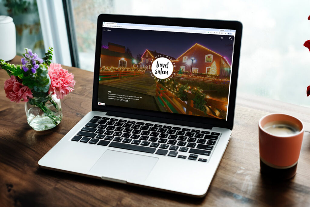 Travel Salem Website Hero Mock-up